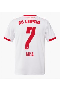 RB Leipzig Antonio Nusa #7 Voetbaltruitje Thuis tenue 2025-26 Korte Mouw